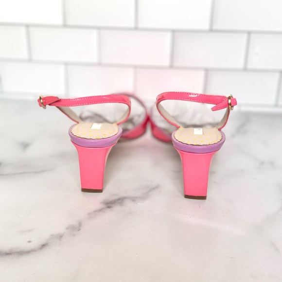 NWOT Boden Pink Slingback Heels with Pointed Toe and Medium Heel - Picture 9 of 12